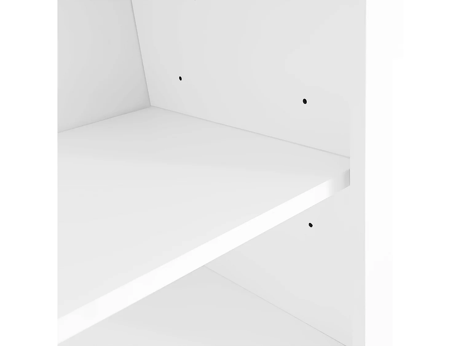 Ensemble de meubles d'entrée 120x40x190 cm avec étagère à chaussures et banc Panneaux de particules en blanc pour salon