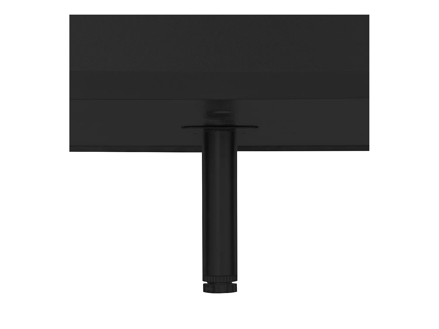 Dressoir 140x38x80 cm met verstelbare en uitneembare tussenschotten van zwarte spaanplaat voor de eetkamer