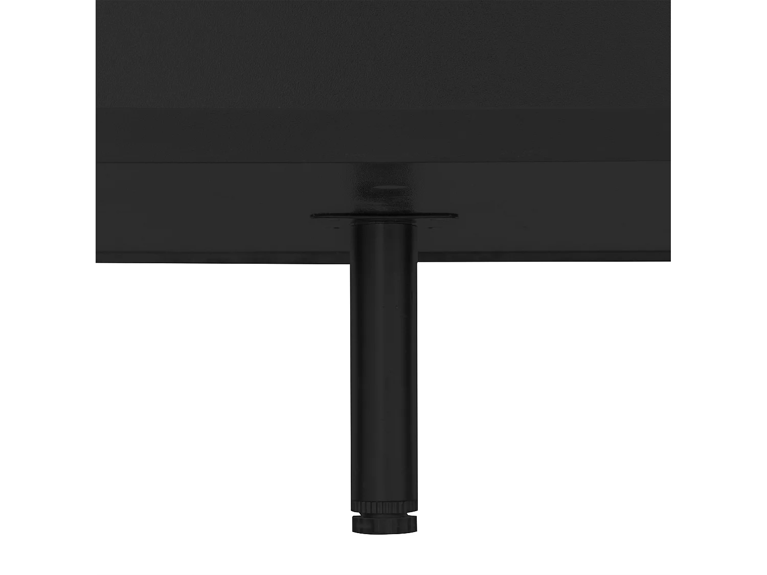 Buffet 140x38x80 cm avec cloisons réglables et amovibles panneaux de particules en noir pour Salle à manger