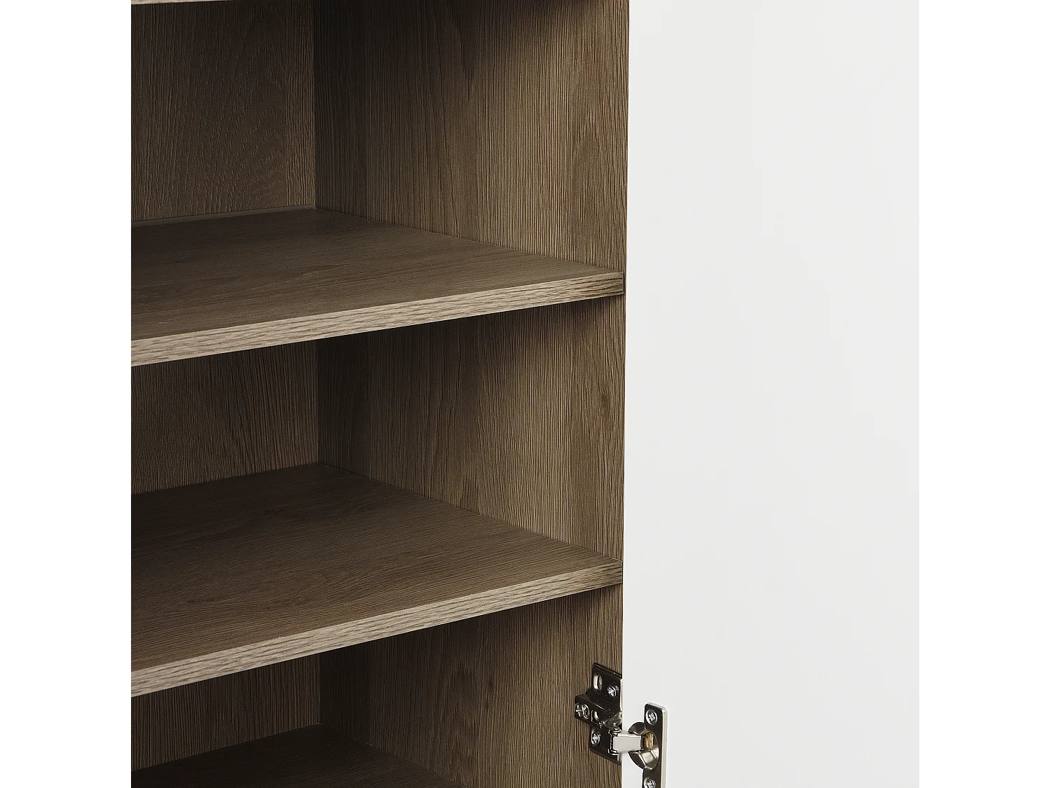 Meuble à chaussures 140x35x110 cm avec banc et séparateurs réglables Panneaux de particules en blanc pour salon