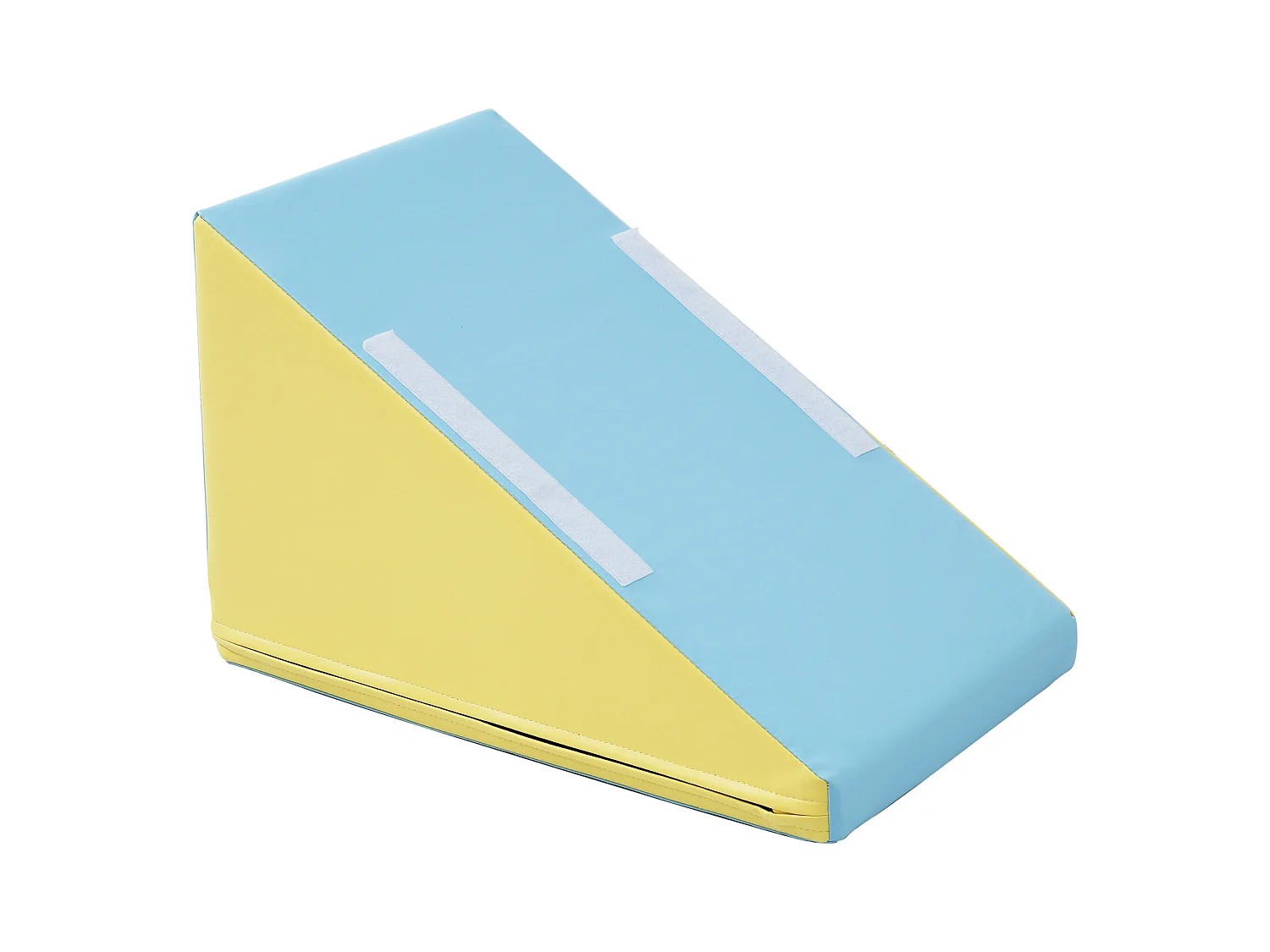 Bouwstenen 93.5x58x40.5cm met 6-in-1 set boog glijbaan en PU verborgen rits brengen Materiaal PU Geel