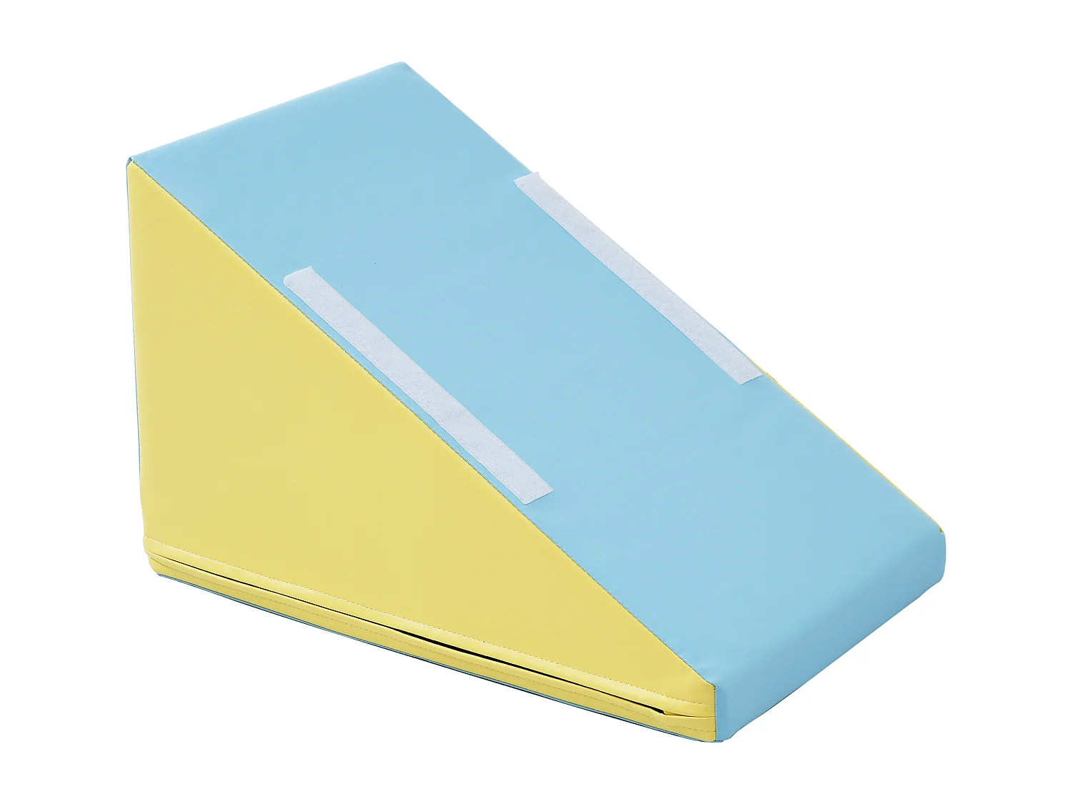 Bouwstenen 93.5x58x40.5cm met 6-in-1 set boog glijbaan en PU verborgen rits brengen Materiaal PU Geel