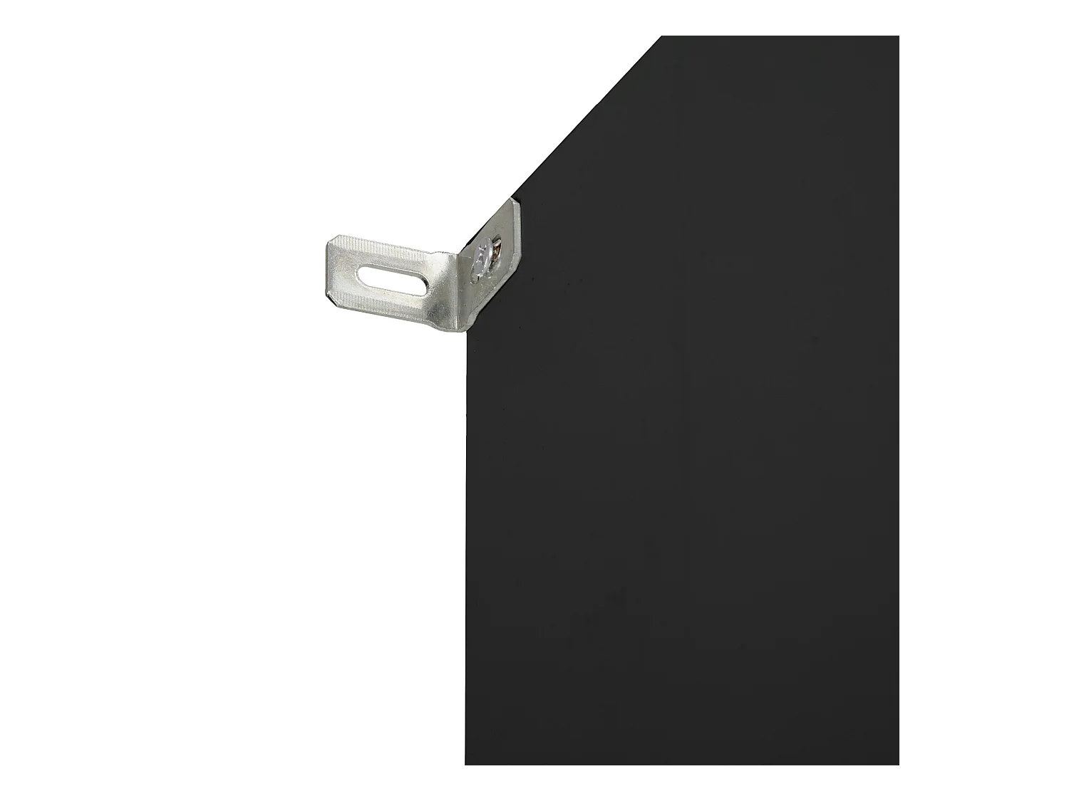 Entreemeubelset 120x40x191,5 met bank en haken, spaanplaat in zwart, voor woonkamer en hal