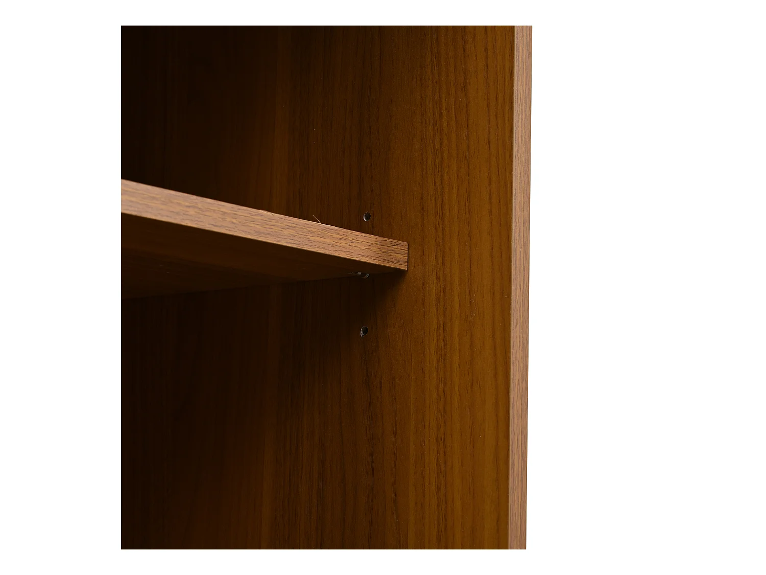 Buffet 100x37x90 cm avec des séparateurs et des tiroirs réglables panneaux de particules couleur naturelle pour salon