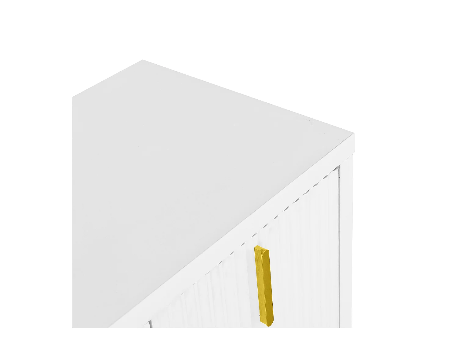 Dressoir 140x38x80 cm met verstelbare en uitneembare tussenschotten van witte spaanplaat voor de eetkamer