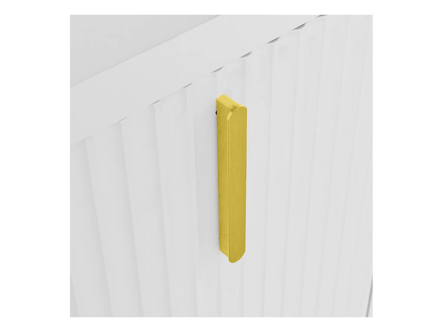 Dressoir 140x38x80 cm met verstelbare en uitneembare tussenschotten van witte spaanplaat voor de eetkamer