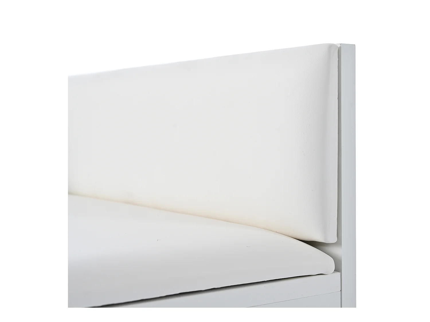 Schoenenkast 100x38x58 cm met vakken, spaanplaat in wit, voor woonkamer