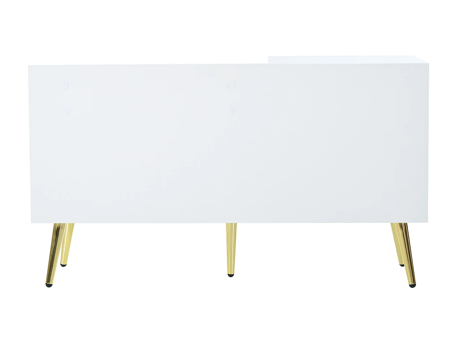 Banc à chaussures 100x38x58 cm, grand rangement, assise rembourrée et dossier, pieds métalliques, panneau de particules blanc