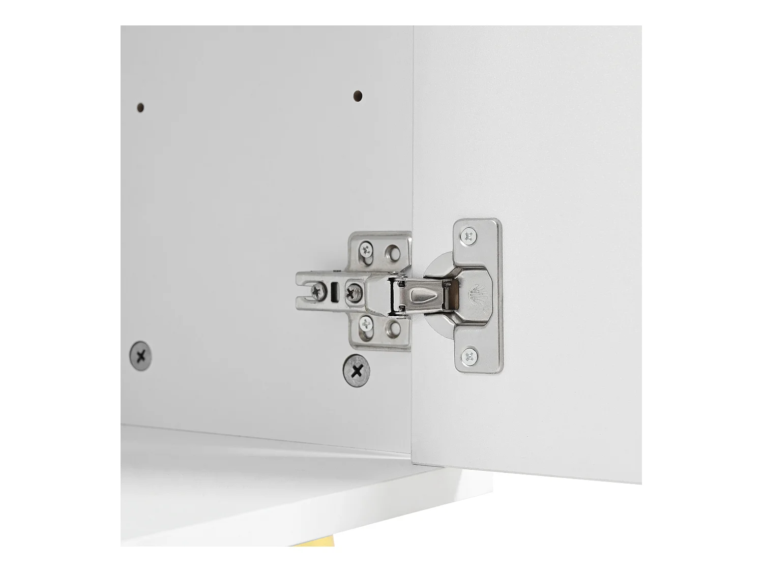 Schoenenkast 80x25x96 cm met verstelbare verdelers en witte LED-lichtstrip voor de woonkamer