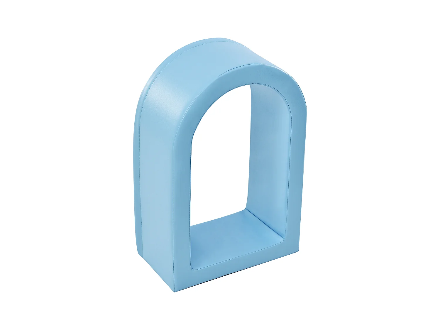 Bouwstenen 78x63x44cm met in totaal 9 stuks trap glijbaan PU balputten en bouwstenen brengen Materiaal PU Blauw