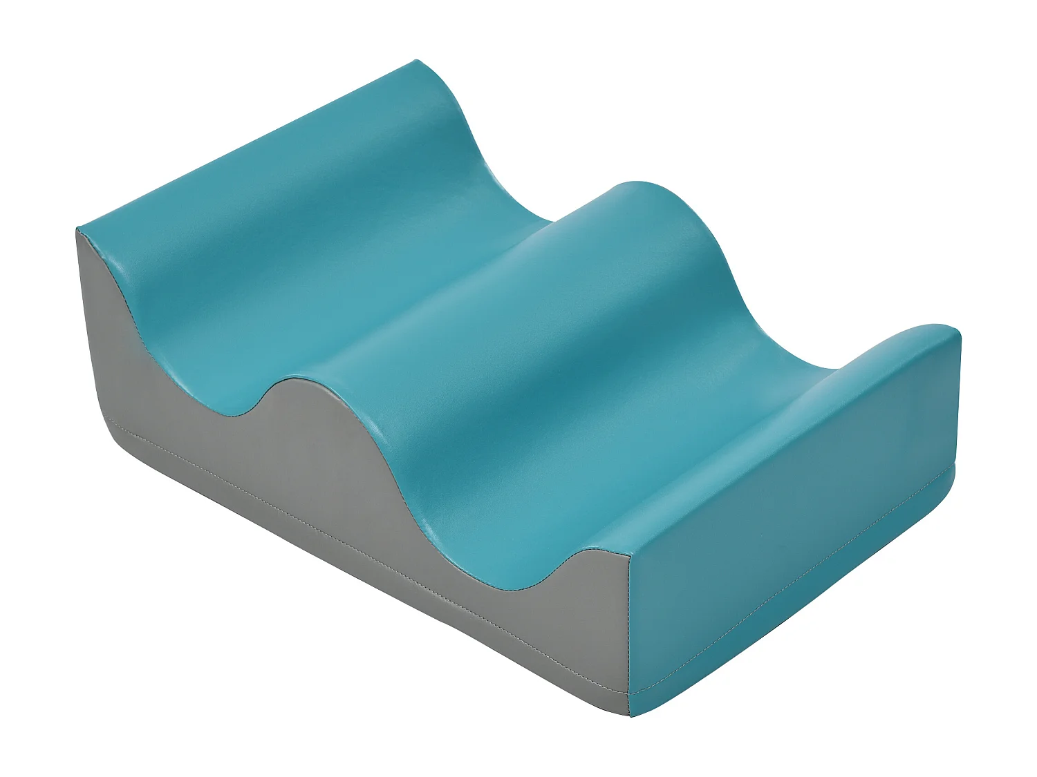 Bouwstenen 78x63x44cm met in totaal 9 stuks trap glijbaan PU balputten en bouwstenen brengen Materiaal PU Blauw