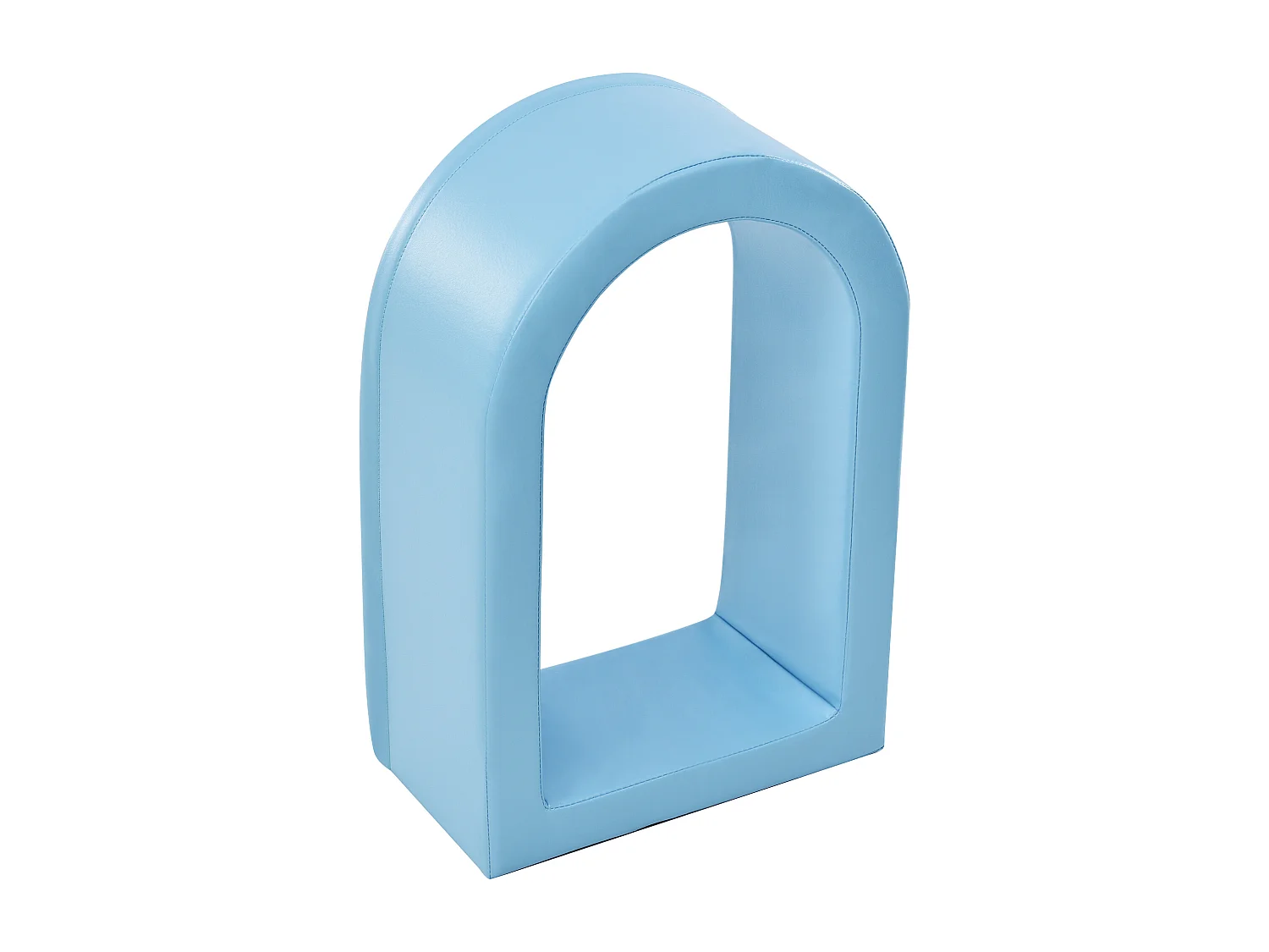 Blocs de mousse 160x80x20cm Lot de 9 Escalier Toboggan Blocs de Construction Piscine à Balls Matériel PU Bleu