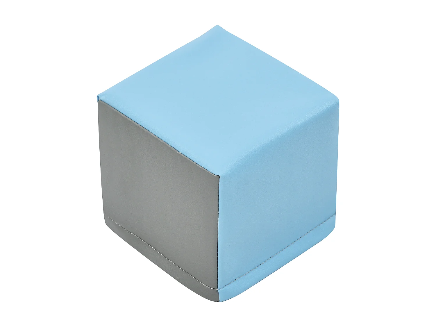 Blocs de mousse 160x80x20cm Lot de 9 Escalier Toboggan Blocs de Construction Piscine à Balls Matériel PU Bleu