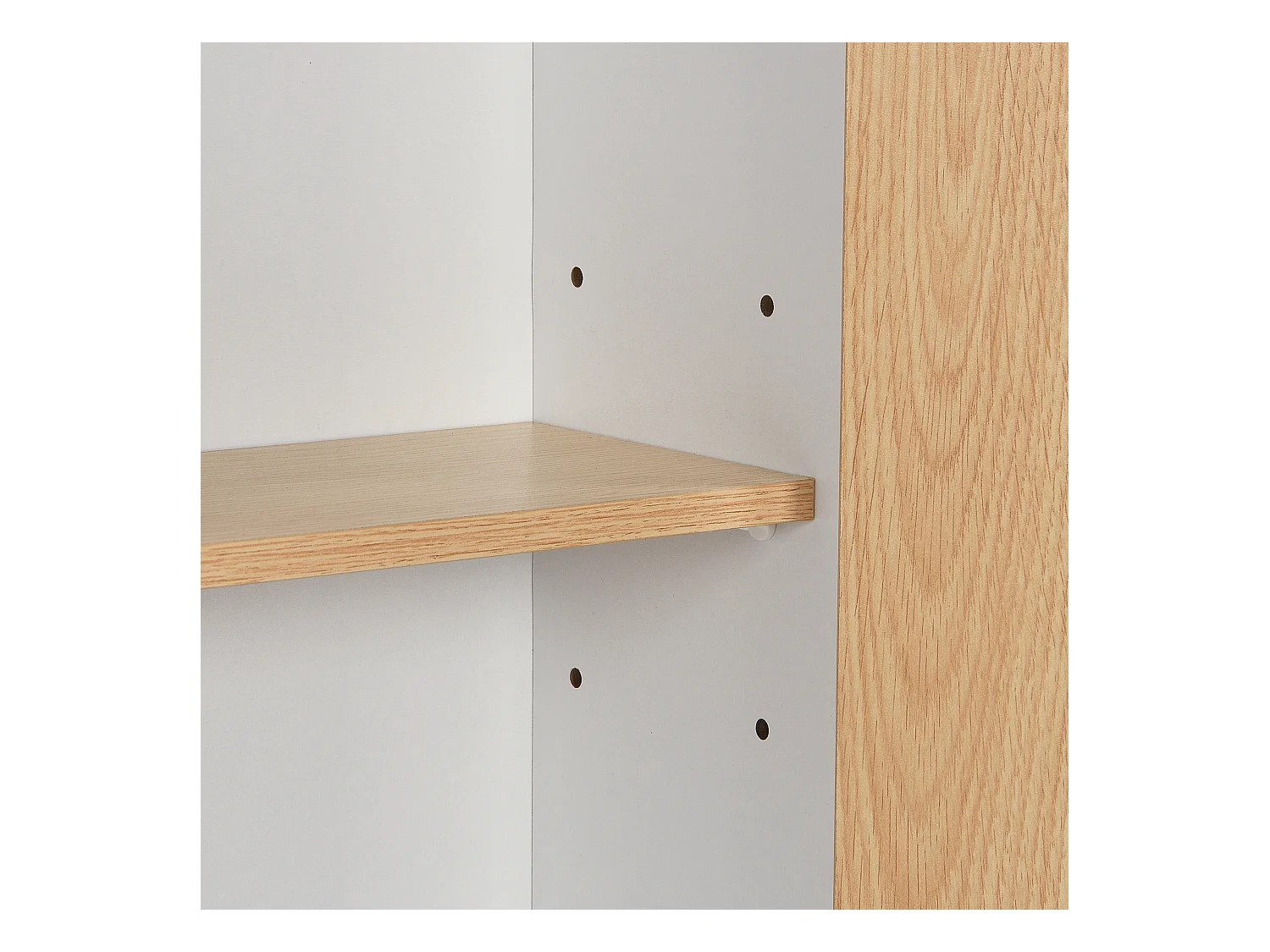 Meuble à chaussures 90x17x125 cm avec trois portes basculantes et un tiroir Matériau MDF en blanc pour salon