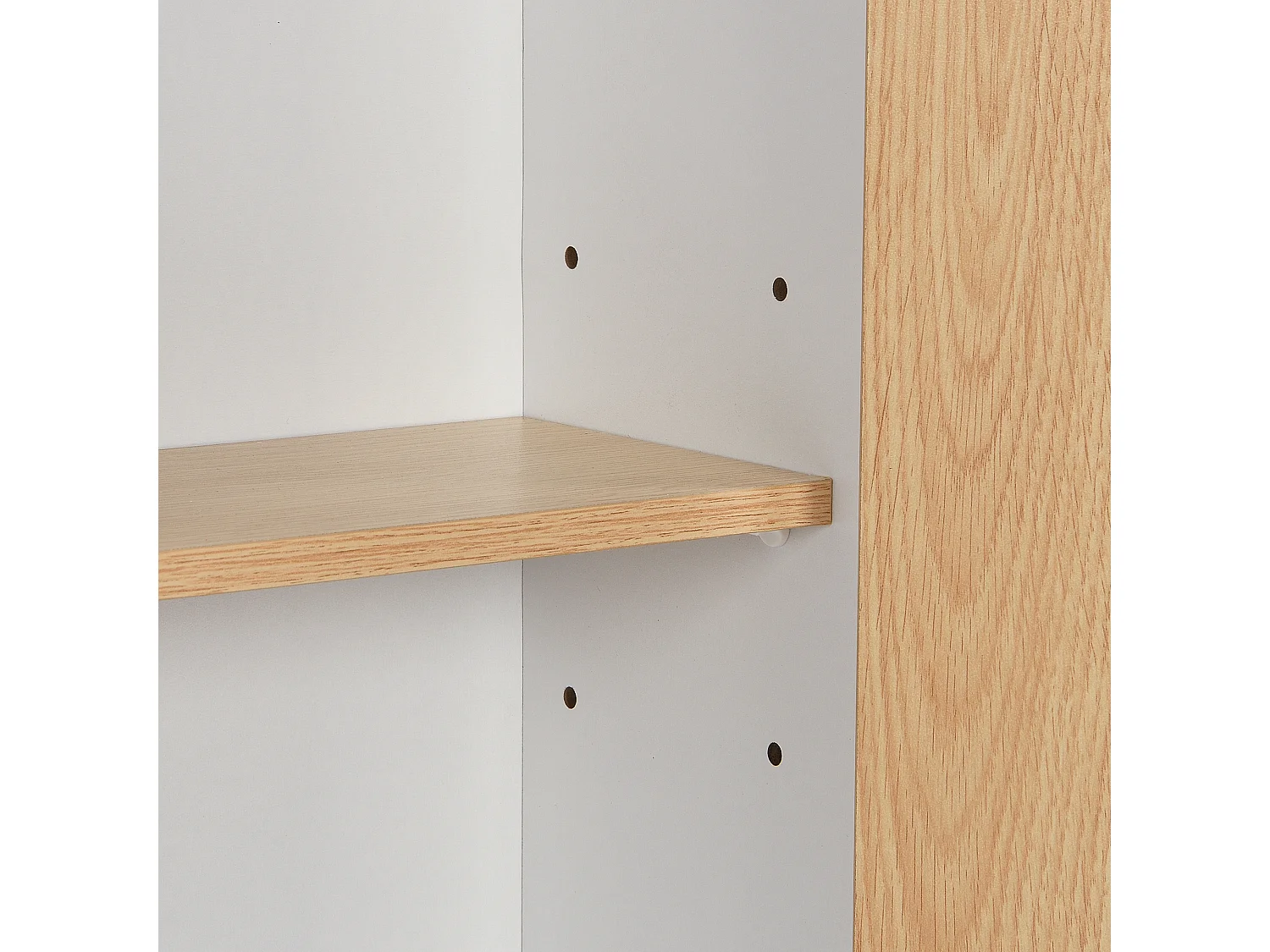 Meuble à chaussures 90x17x125 cm avec trois portes basculantes et un tiroir Matériau MDF en blanc pour salon