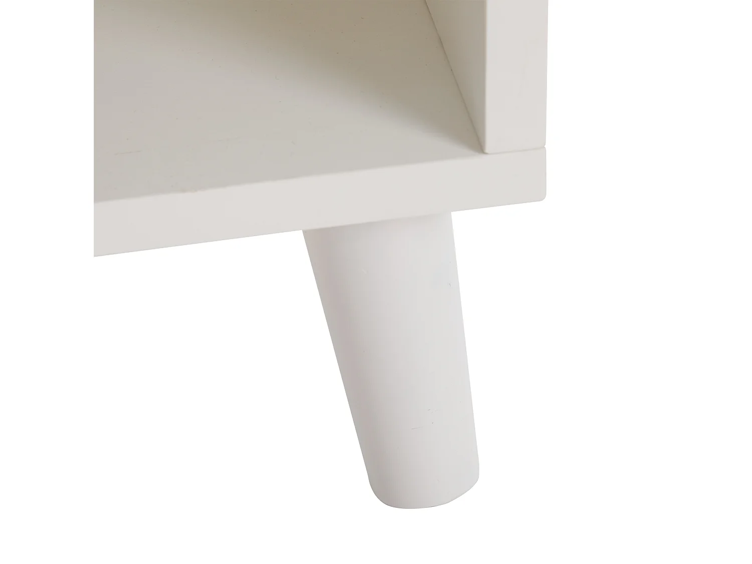 Meuble à chaussures 90x35x99 cm avec étagères réglables panneaux de particules en blanc pour salon