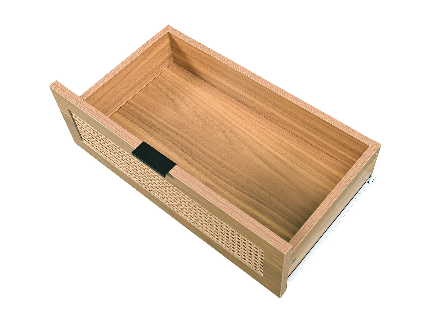 Ladekast met 3 laden, 120x40x76,5 cm, met zes laden, spaanplaat, natuurlijke kleur, voor woonkamer en slaapkamer