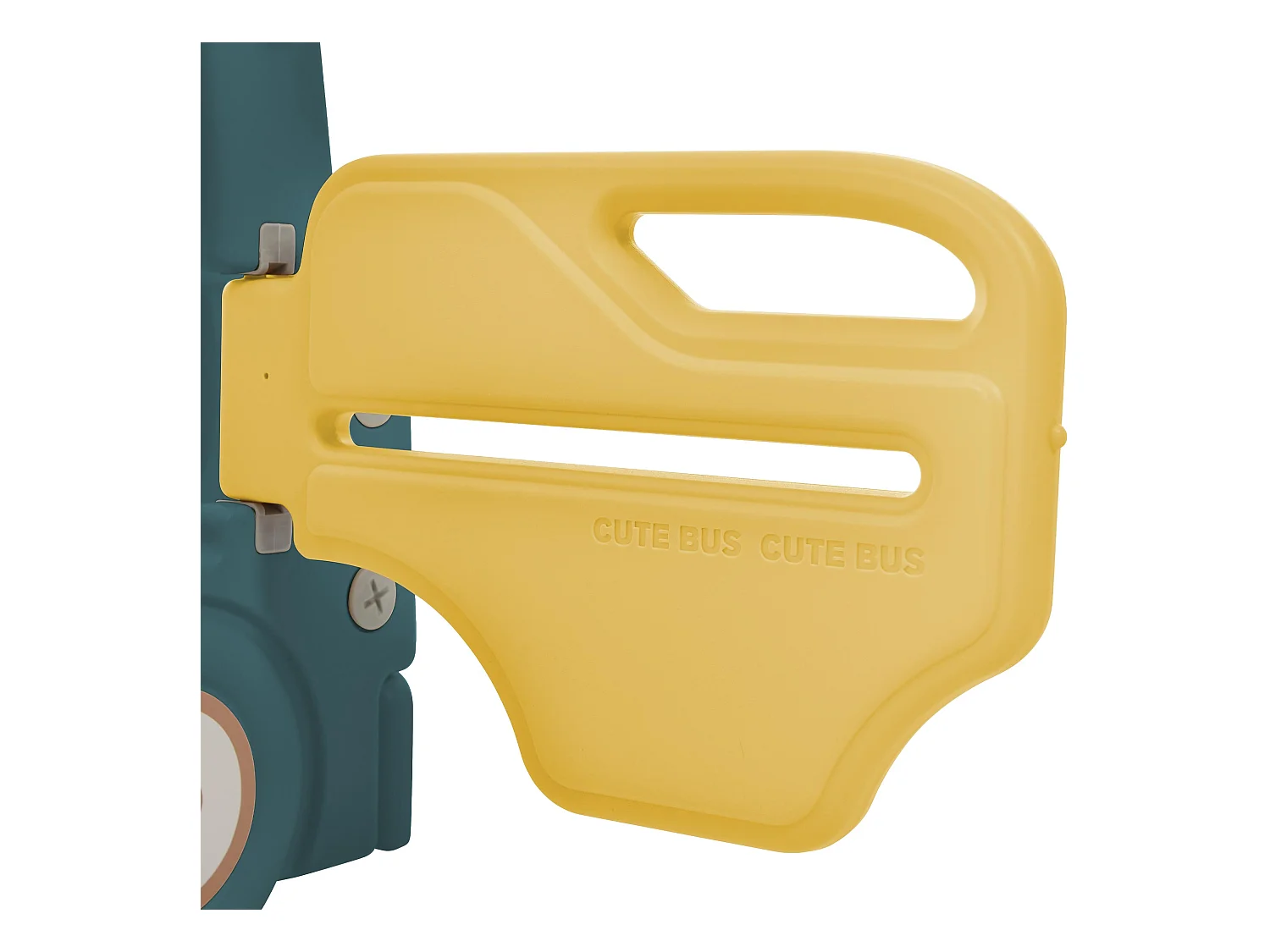 Glijbaan 182x172x115cm met 5-in-1 set bus schommel ladder basketbalring en bijbehorend basketbal brengen Materiaal HDPE en groente