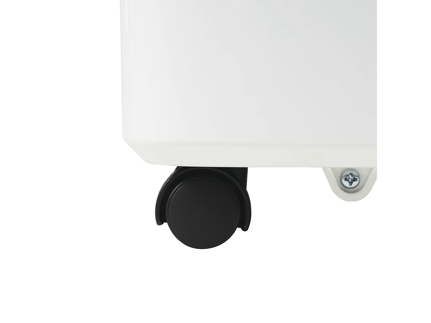 Déshumidificateur 29.5x18.5x49.5cm 3 en 1 Déshumidification Purification Séchage 1.5L Réservoir Timer 24h Écran LED Plastique Blanc