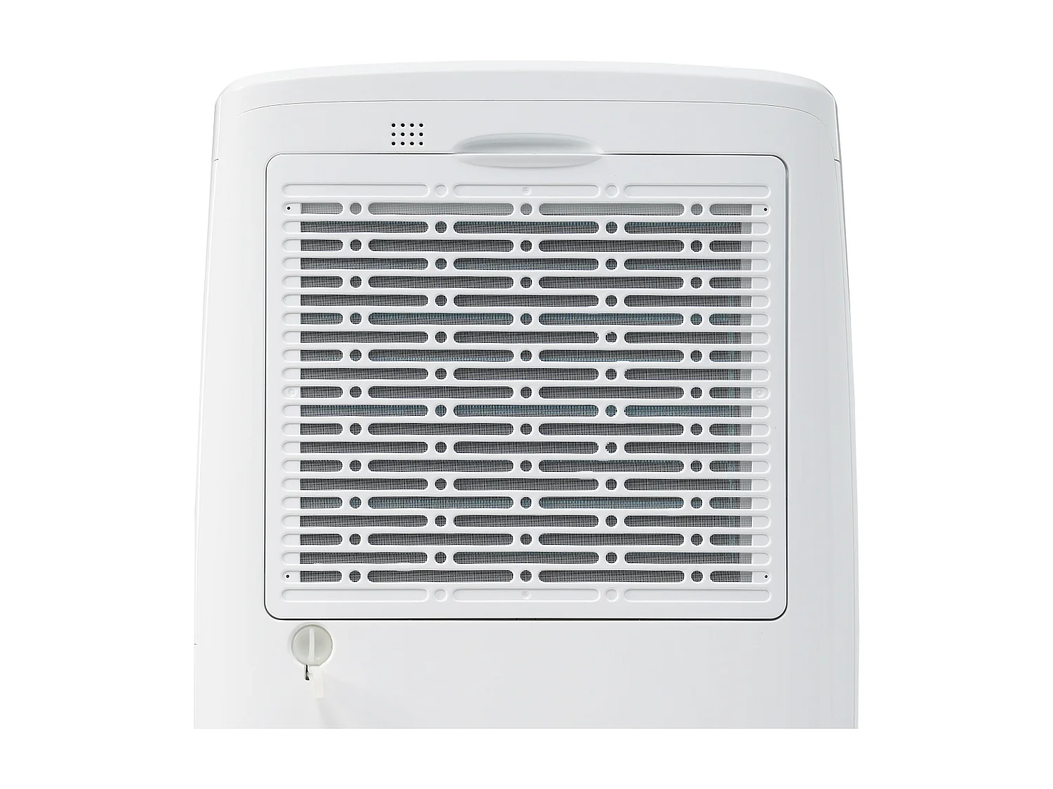 Déshumidificateur 29.5x18.5x49.5cm 3 en 1 Déshumidification Purification Séchage 1.5L Réservoir Timer 24h Écran LED Plastique Blanc