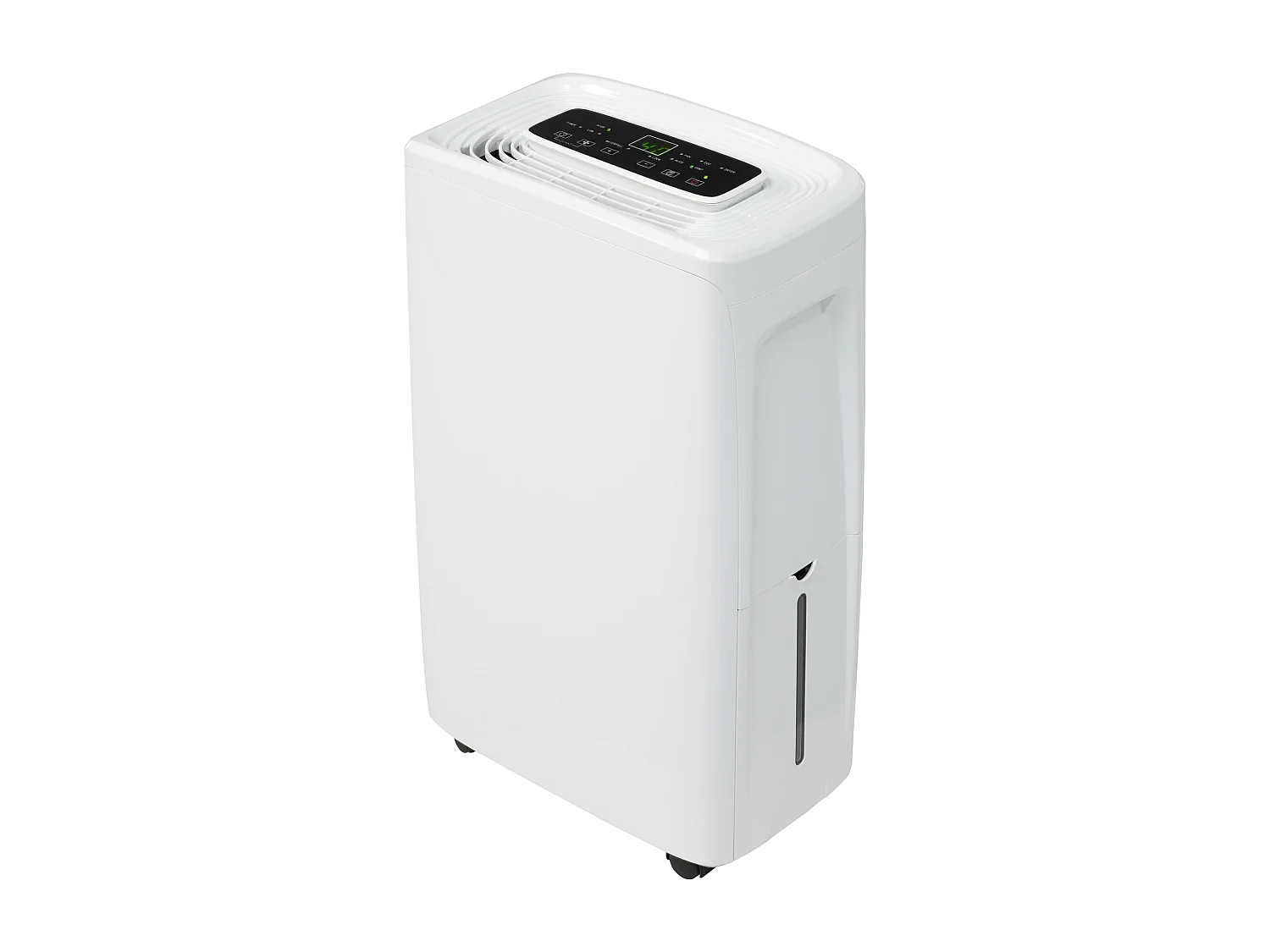 Déshumidificateur 49.5x29.5x18.5 cm, 12 L jour, minuterie 1 24 h, 3 modes, filtre, plastique blanc