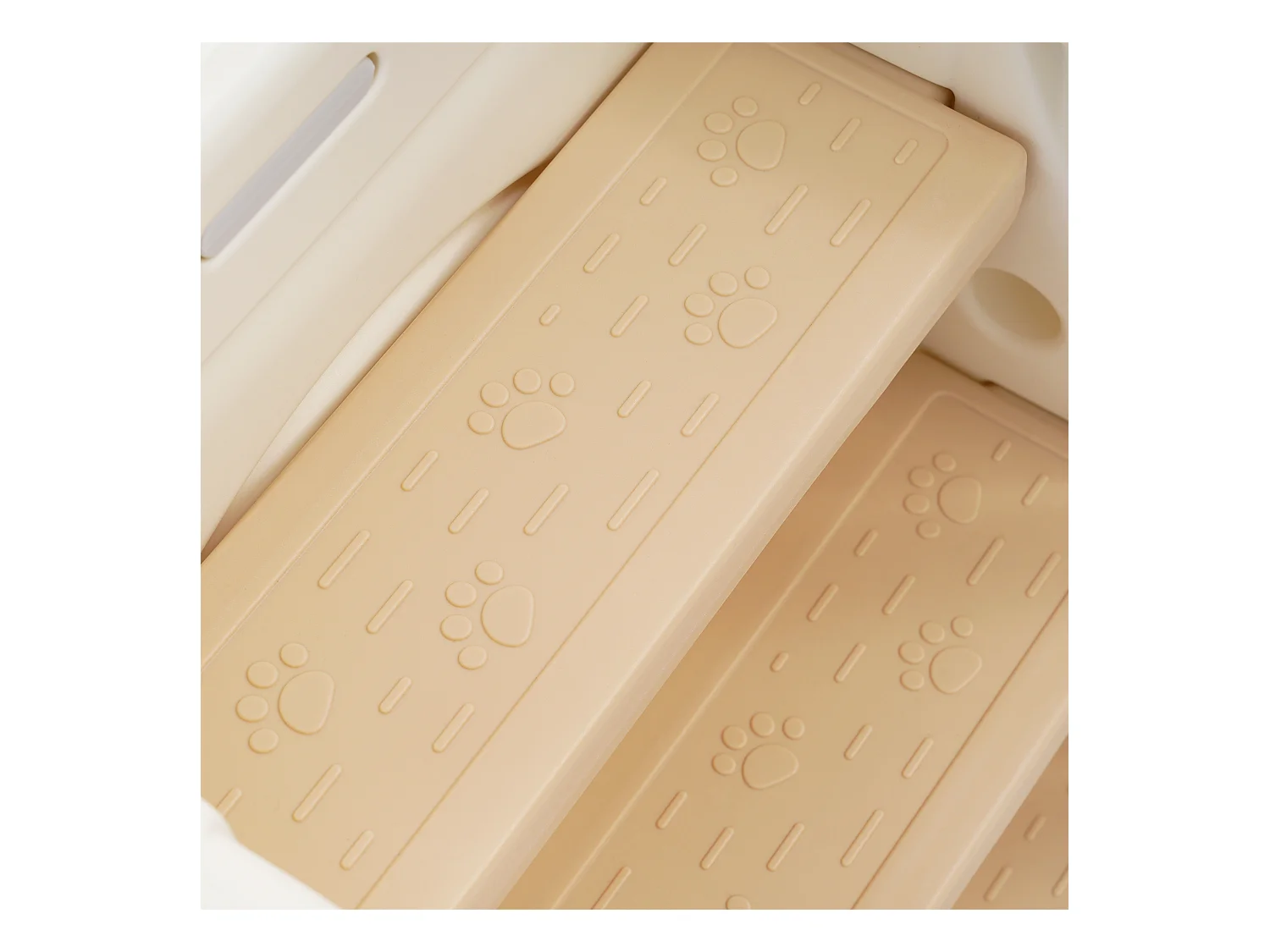 Glijbaan 184x179x103cm met 5 in 1 kinderglijbaan set inclusief klimmen wiebel en basketbalring brengen Materiaal HDPE en Wit