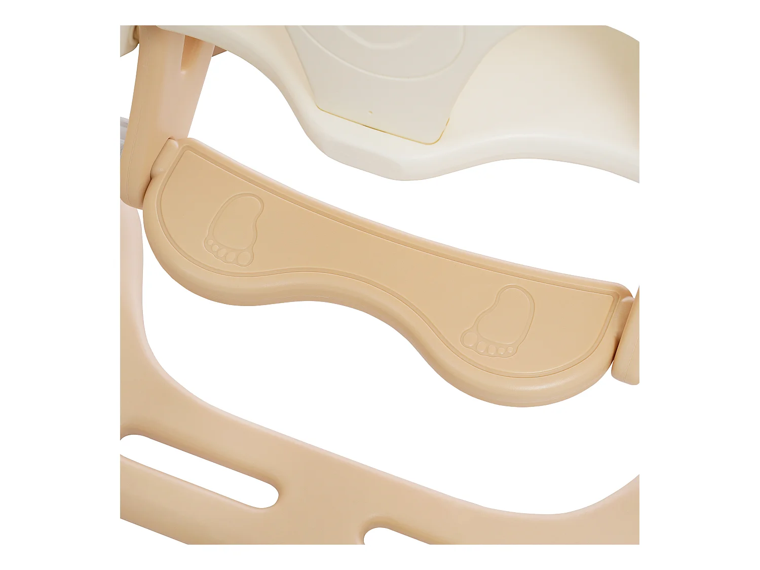 Glijbaan 184x179x103cm met 5 in 1 kinderglijbaan set inclusief klimmen wiebel en basketbalring brengen Materiaal HDPE en Wit