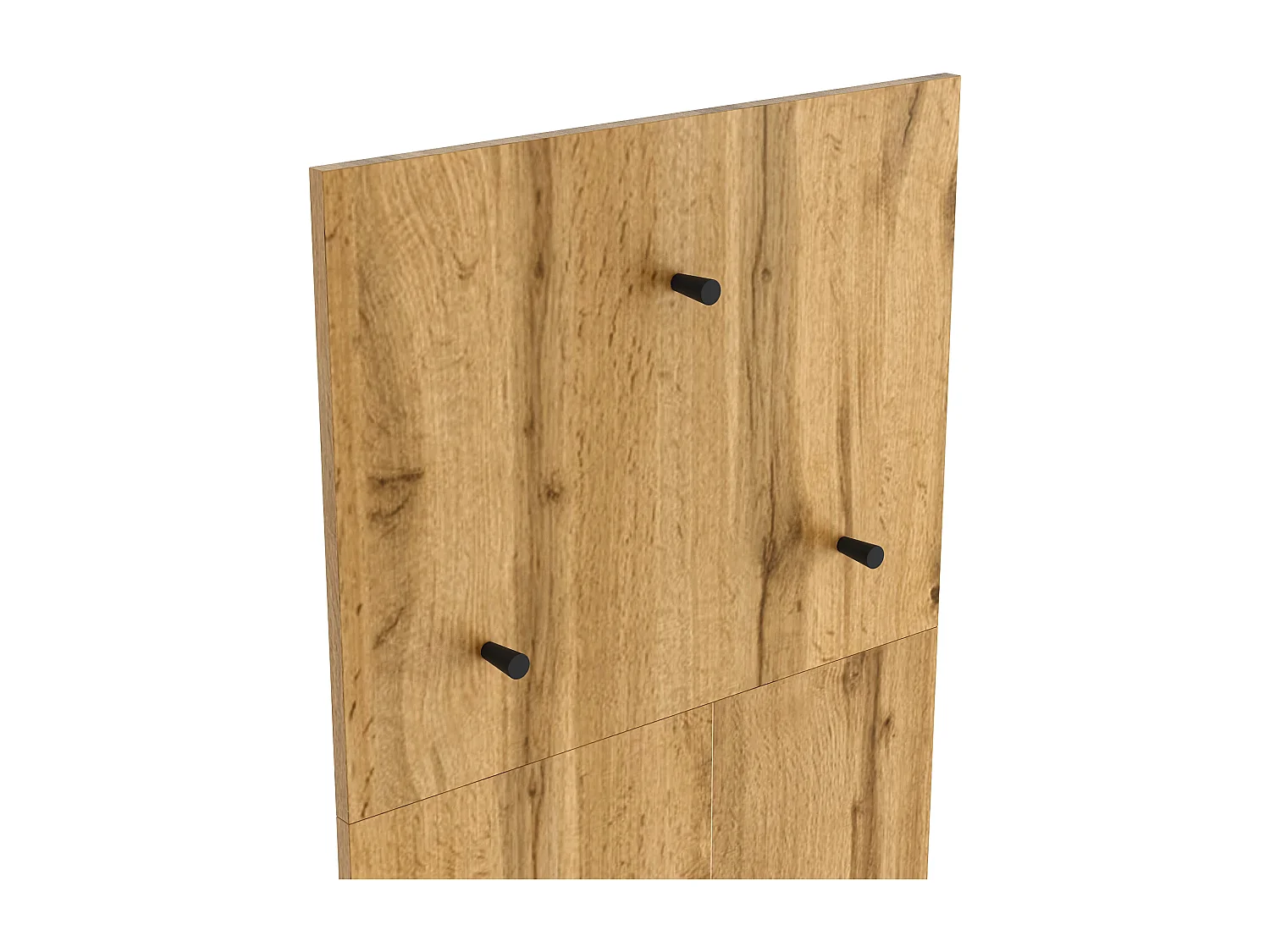 Garde-robe 68x38x180 cm avec tiroirs et séparateurs réglables panneaux de particules en Couleur naturelle pour salon