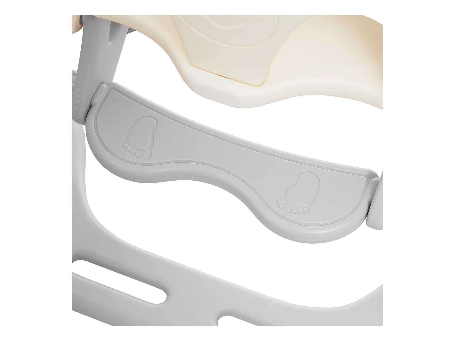 Glijbaan 184x179x103cm met 5 in 1 kinderglijbaan set inclusief klimmen wiebel en basketbalring brengen Materiaal HDPE en grijs