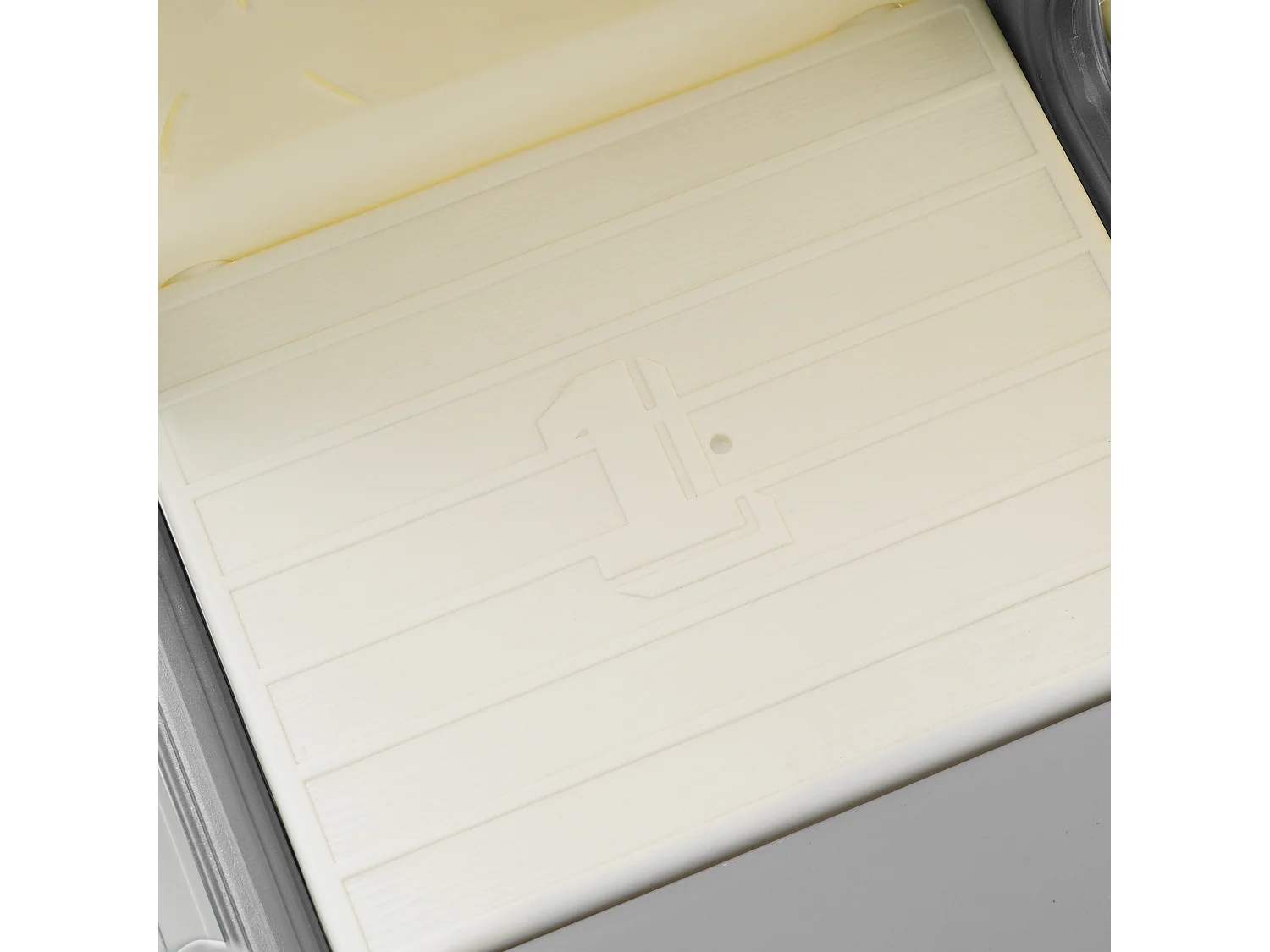 Toboggan enfant 10 en 1 172x165x95 cm, avec toboggan panier de basket et planche à dessin matériau HDPE blanc et gris