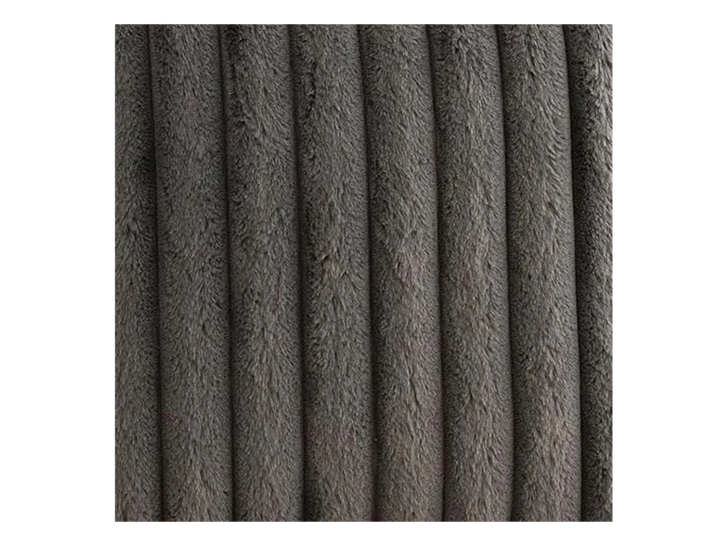 Lot 2 housses de coussin 50x50 cm peluche velours décoratif doux canapé lit (Sans rembourrage)