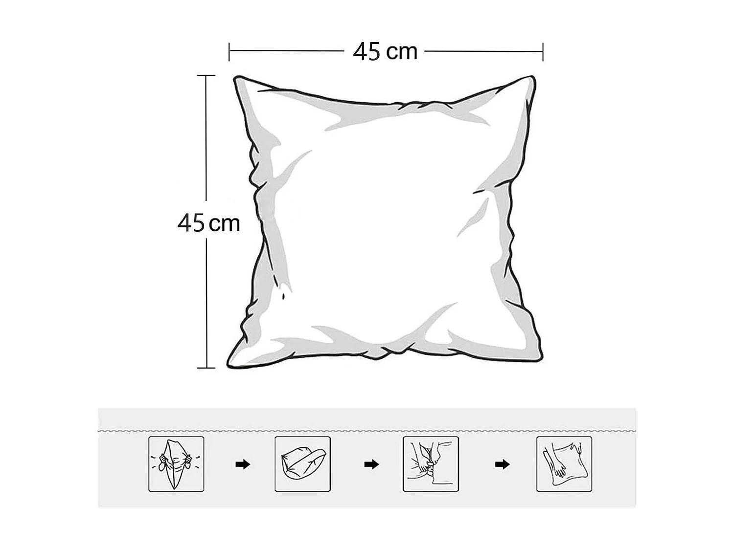 Lot 2 housses de coussin 45x45cm peluche doux décoratif vert foncé canapé lit (Sans rembourrage)