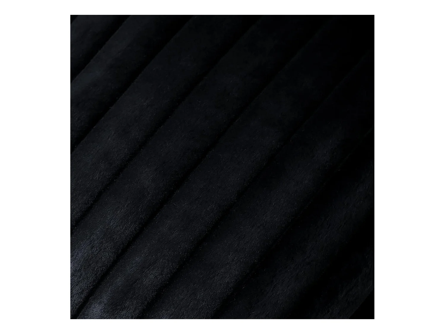 Lot 2 housses de coussin velours 45x45cm coton noir fermeture éclair salon (Sans rembourrage)