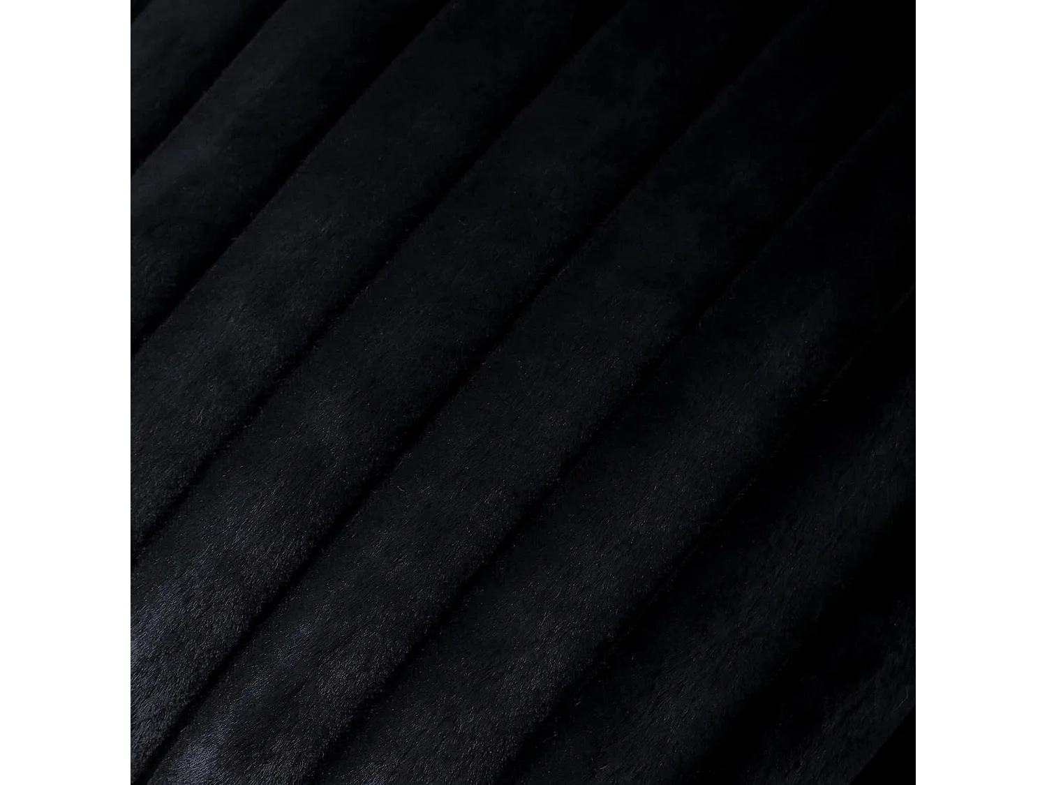 Lot 2 housses de coussin velours 45x45cm coton noir fermeture éclair salon (Sans rembourrage)