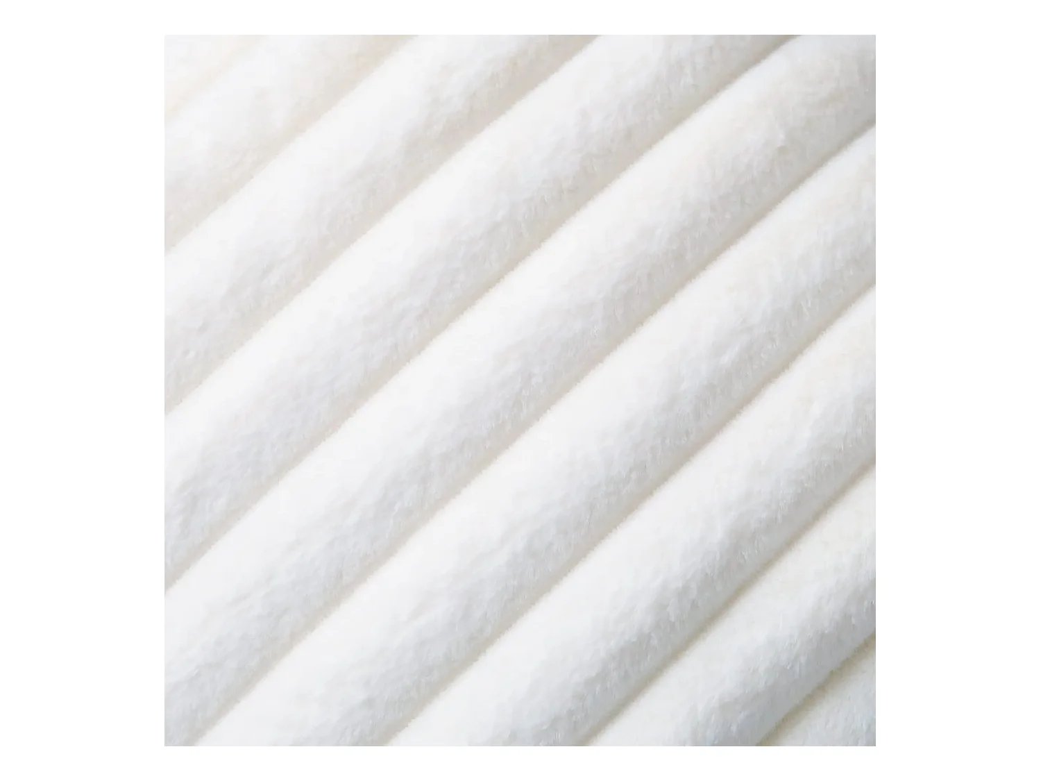 Lot 2 housses de coussin 50x50cm décoratif blanc canapé (Sans rembourrage)