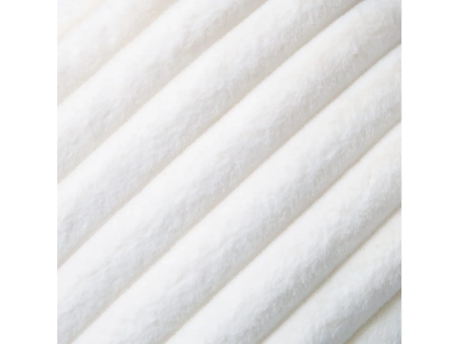 Lot 2 housses de coussin 30x50cm décoratif blanc canapé lit (Sans rembourrage)