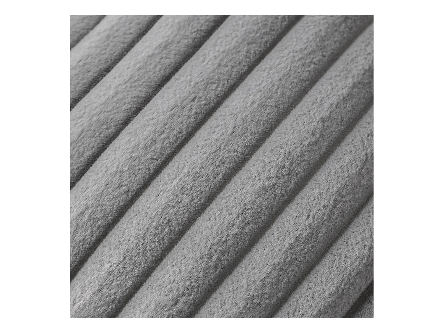 Lot 2 housses de coussin 45x45cm velours doux avec fermeture éclair pour canapé (Sans rembourrage)