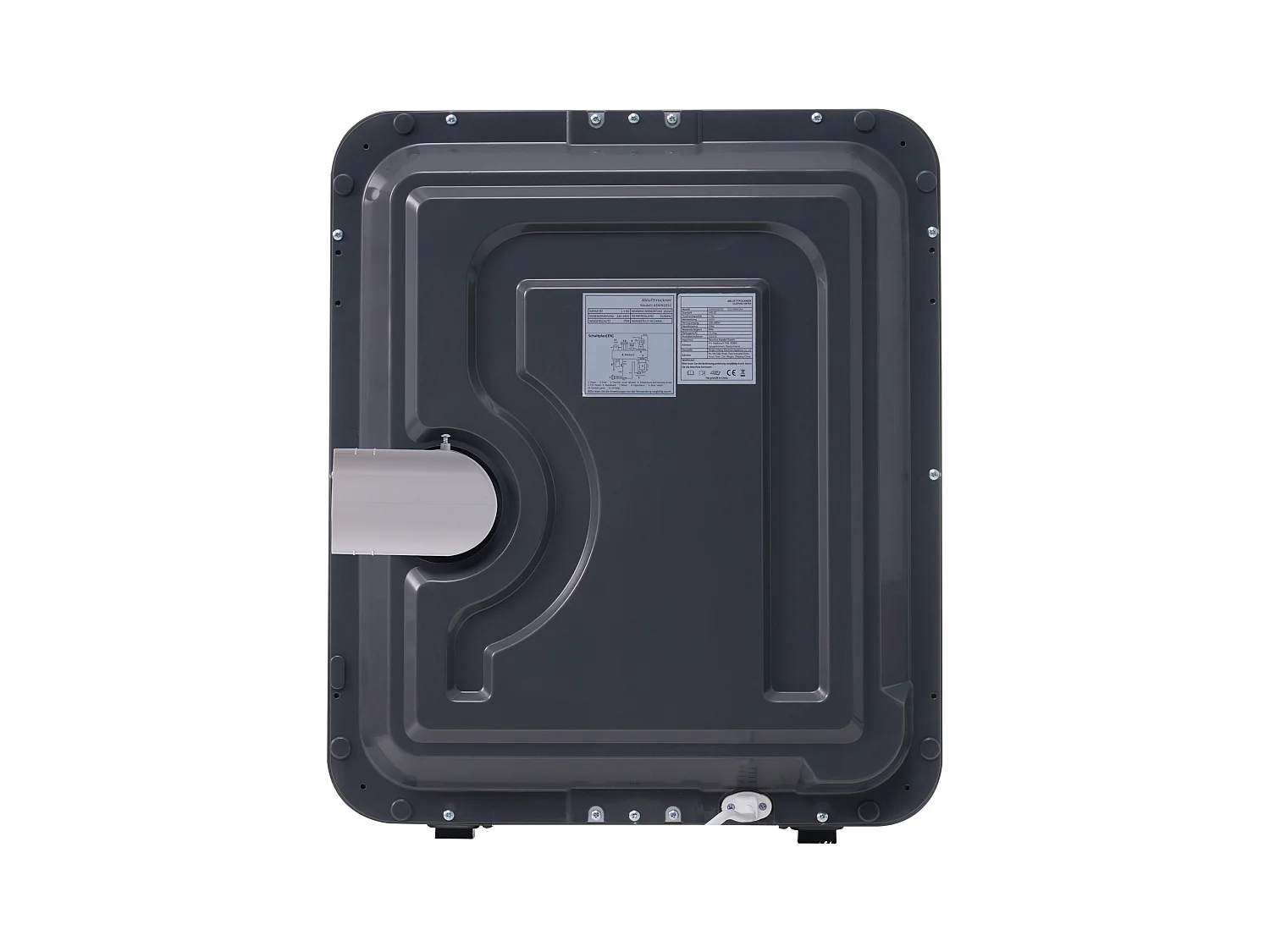 Armoire de séchage 48x40x58cm 850W Six modes de séchage Lampe UV à désinfecter Montage mural Écran LED Matériel Plastic noir