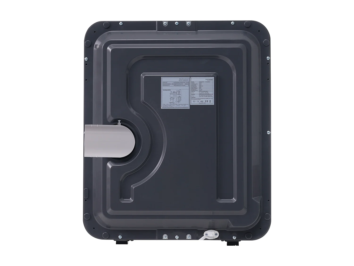 Armoire de séchage 48x40x58cm 850W Six modes de séchage Lampe UV à désinfecter Montage mural Écran LED Matériel Plastic noir