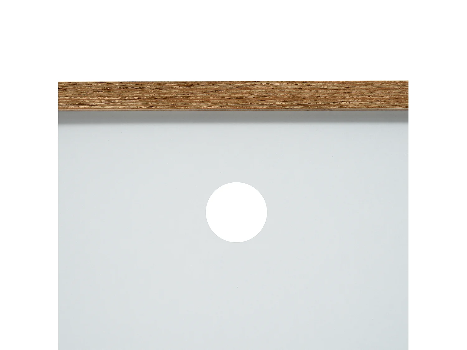 Meuble TV 175x37x51cm 4 Compartiments Spacieux Pieds en Bois 2 Étagères Intérieures Matériel MDF Blanc