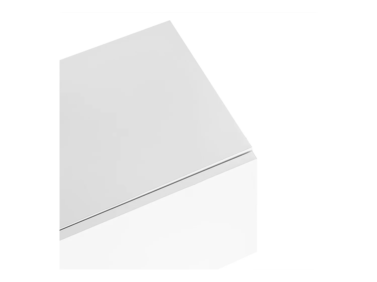 TV-meubel 170x35x46 cm met vakken van MDF-materiaal in wit voor woonkamer