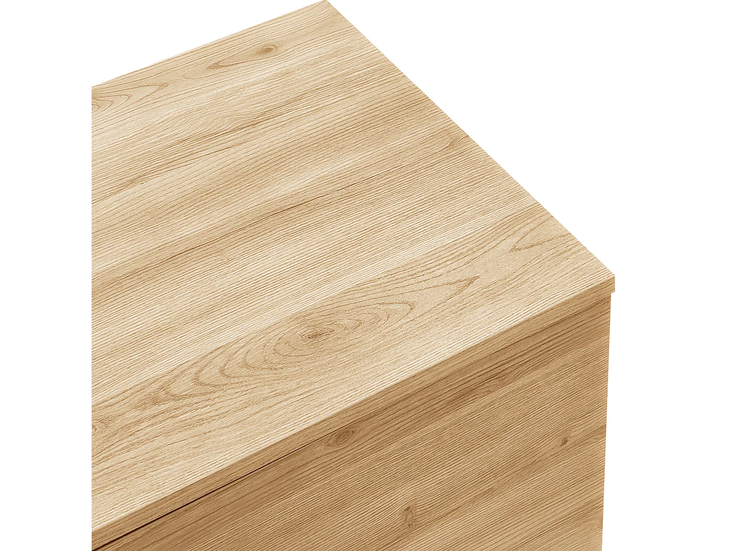 TV kast 170x40x50.5cm met twee deuren een compartiment en een laad brengen Materiaal Spaanplaat en Natuurlijke kleur