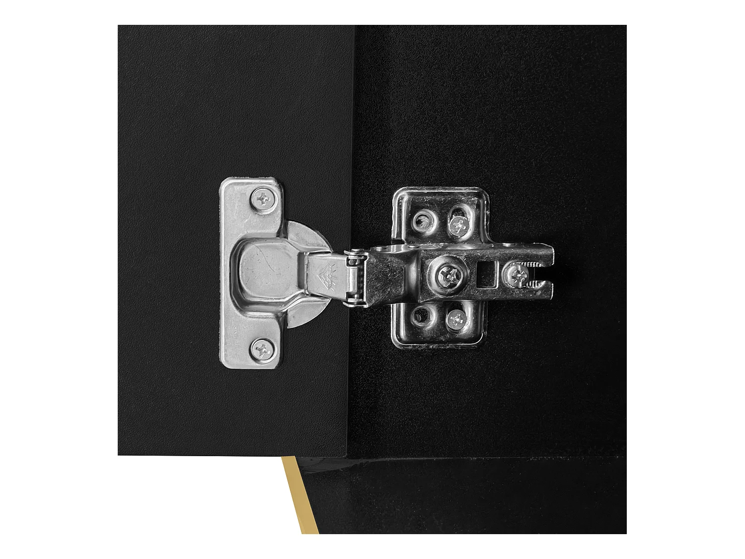 TV-meubel 175x40x45 cm met lades en opbergkasten in zwart en goud spaanplaat voor de woonkamer