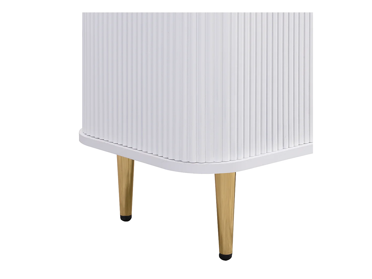 TV-meubel 170x34x45 cm met lades en opbergkasten MDF-materiaal in wit voor woonkamer