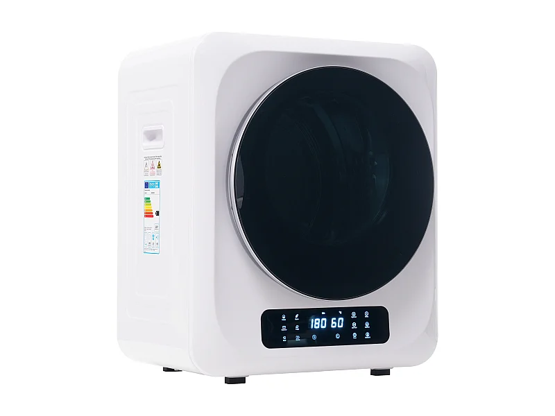 Armoire de séchage 48x40x58cm 850W Six modes de séchage Lampe UV à désinfecter Montage mural Écran LED Plastic Matériel blanc