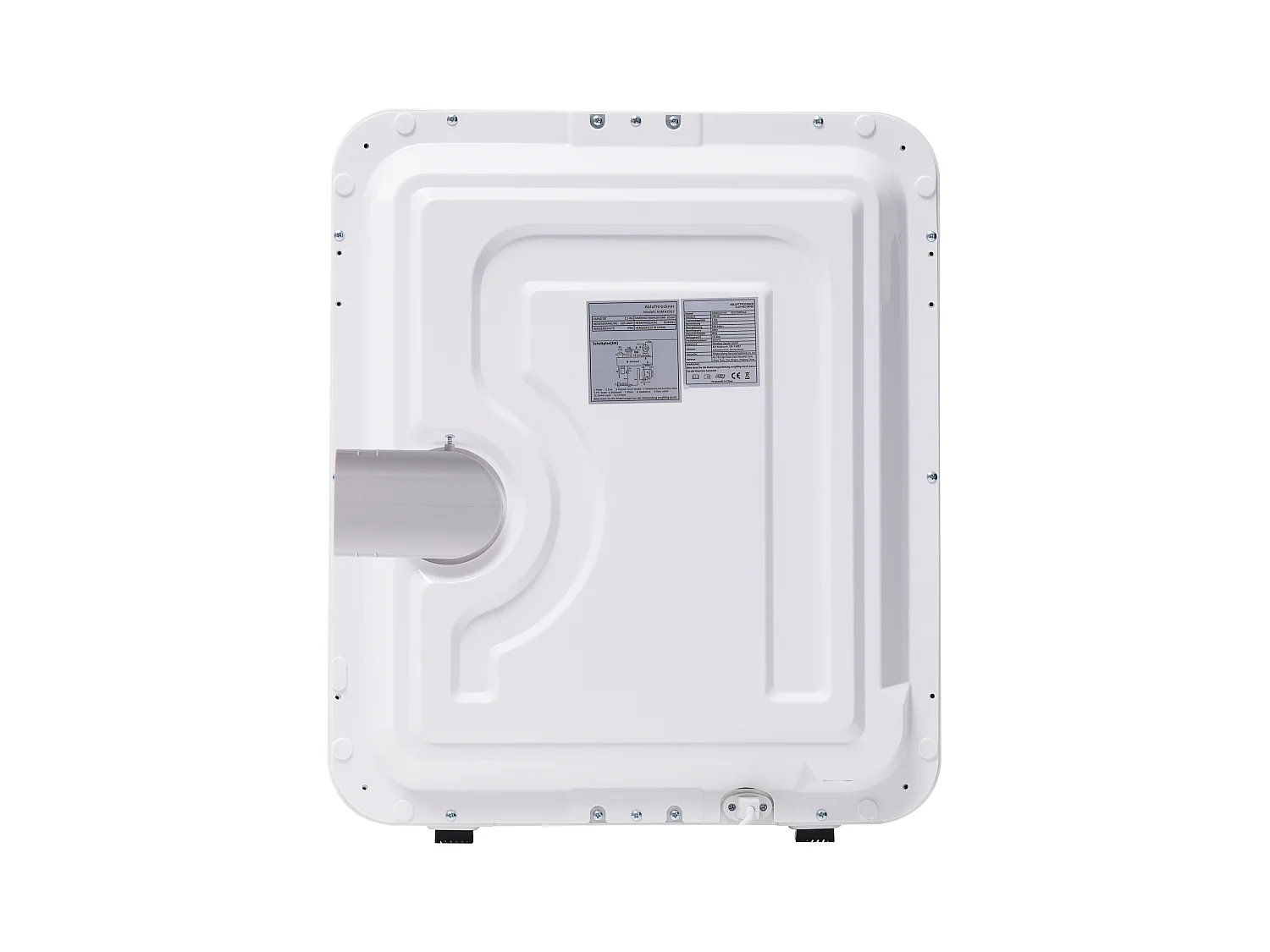 Armoire de séchage 48x40x58cm 850W Six modes de séchage Lampe UV à désinfecter Montage mural Écran LED Plastic Matériel blanc