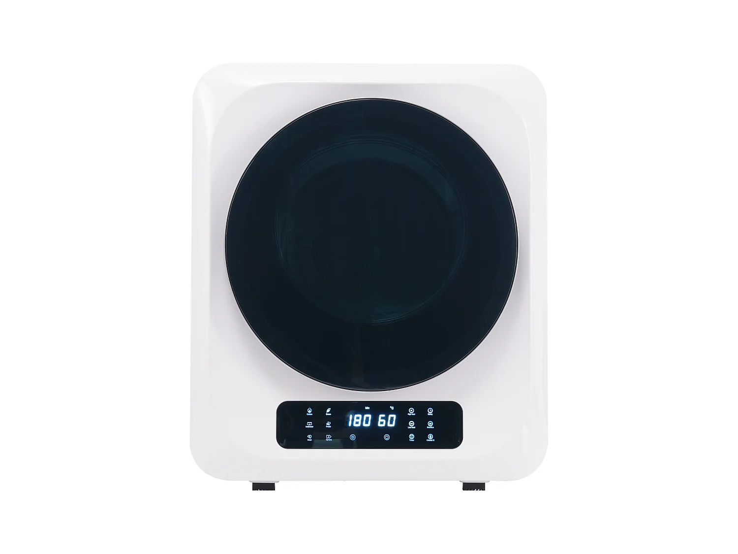 Armoire de séchage 48x40x58cm 850W Six modes de séchage Lampe UV à désinfecter Montage mural Écran LED Plastic Matériel blanc