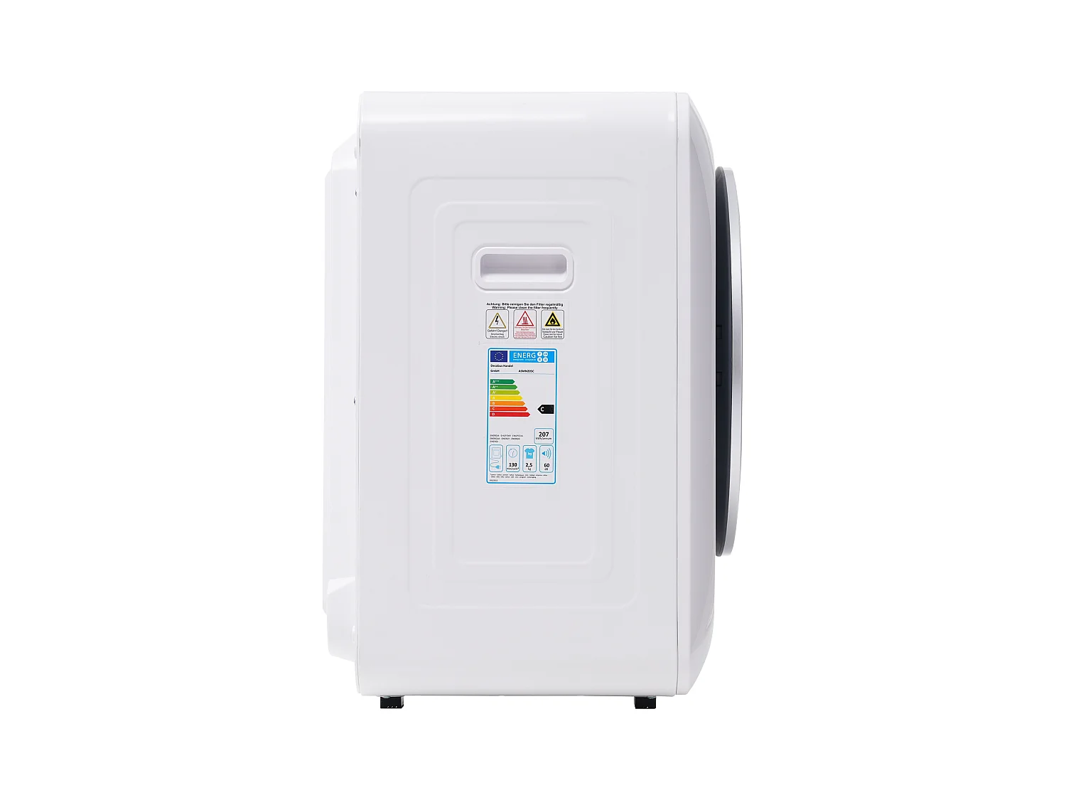 Armoire de séchage 48x40x58cm 850W Six modes de séchage Lampe UV à désinfecter Montage mural Écran LED Plastic Matériel blanc