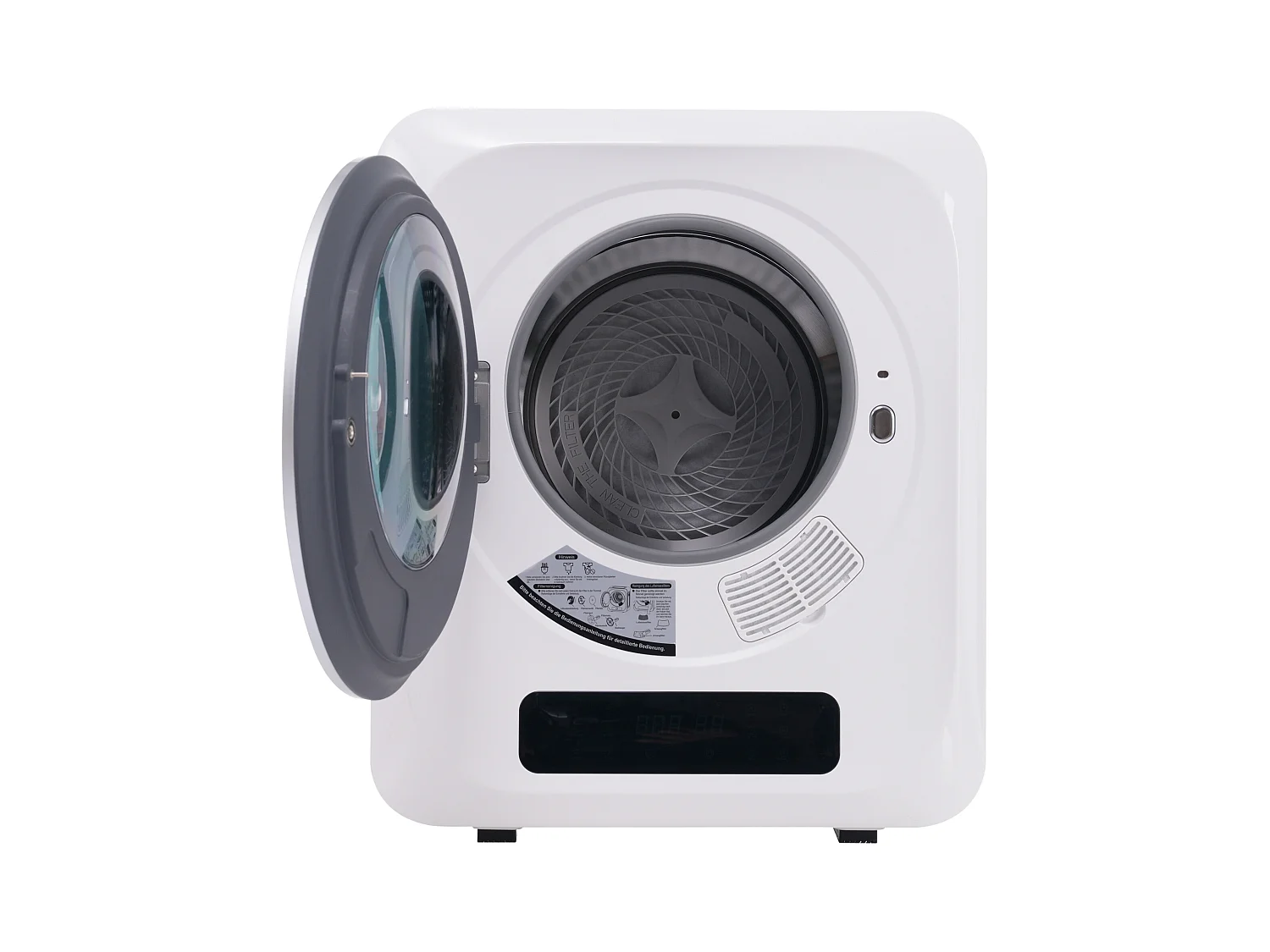 Armoire de séchage 48x40x58cm 850W Six modes de séchage Lampe UV à désinfecter Montage mural Écran LED Plastic Matériel blanc