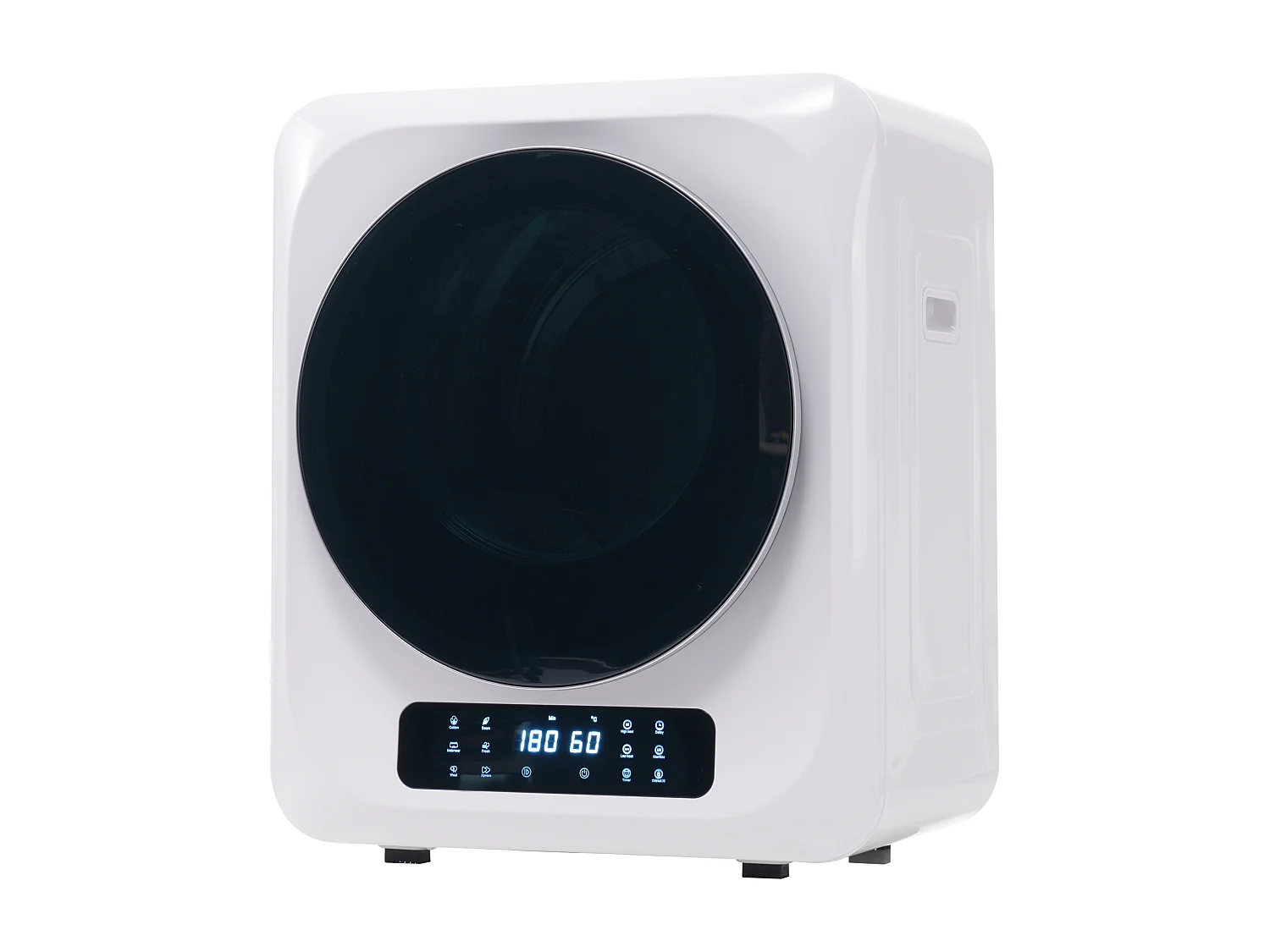 Armoire de séchage 48x40x58cm 850W Six modes de séchage Lampe UV à désinfecter Montage mural Écran LED Plastic Matériel blanc